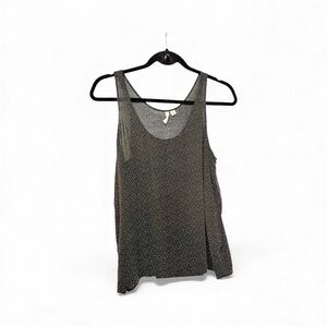 Frenchie Black & White Polka Dot Blouse Sz S